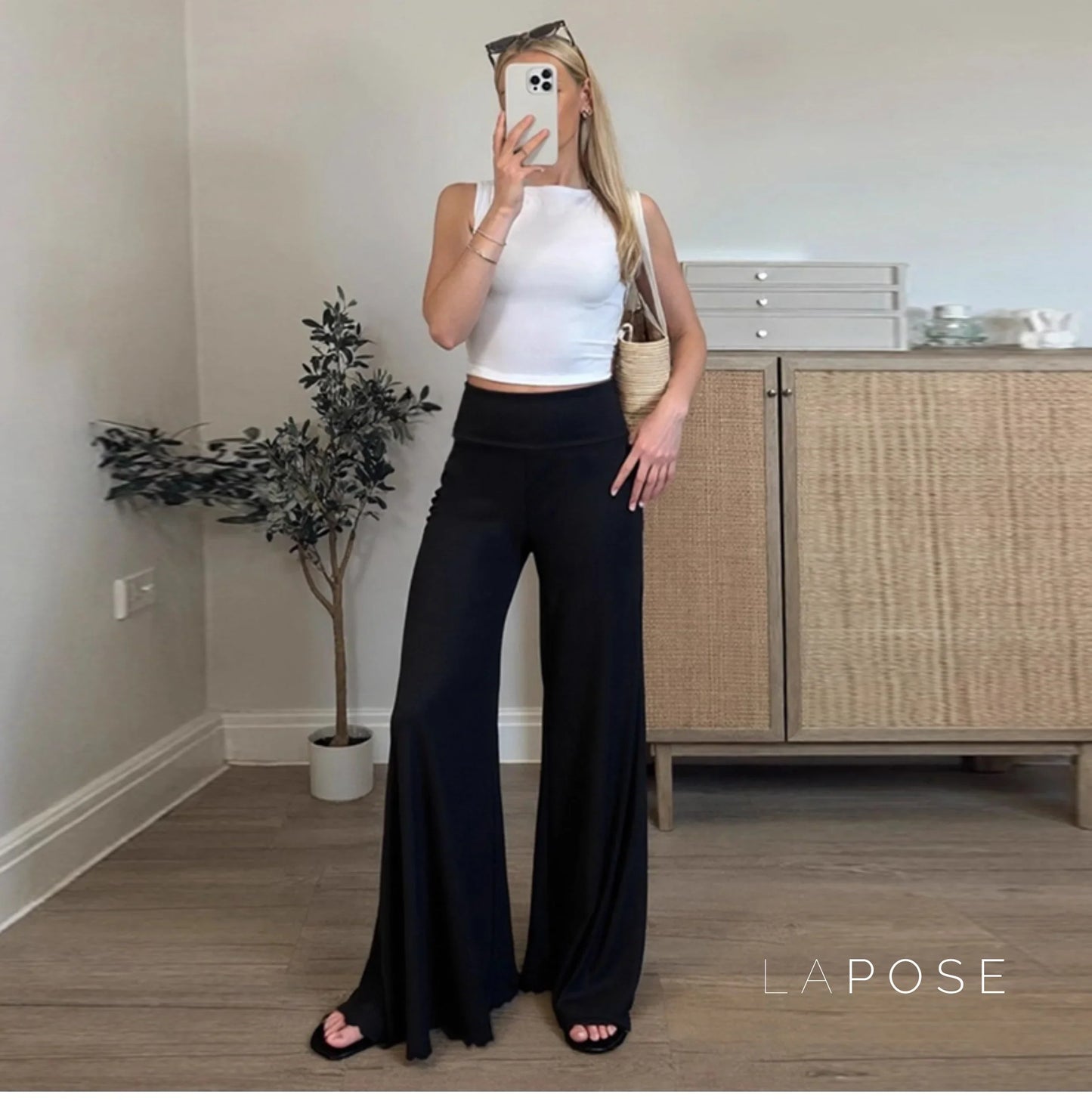 Asher High-Rise Flared Pants
