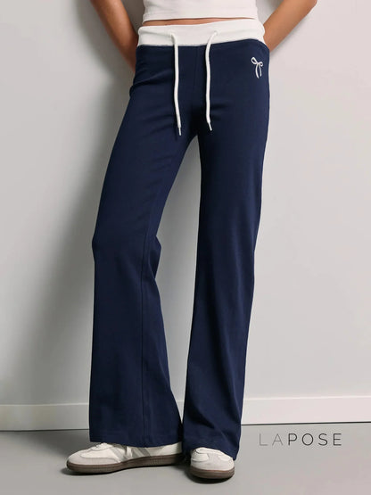 Graylynn Bow Print Pants