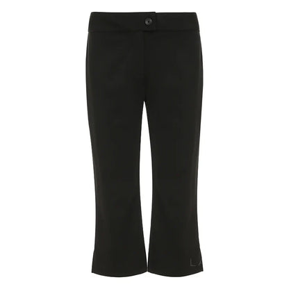 Novalynn Slit Hem Midi Pants