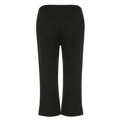 Novalynn Slit Hem Midi Pants