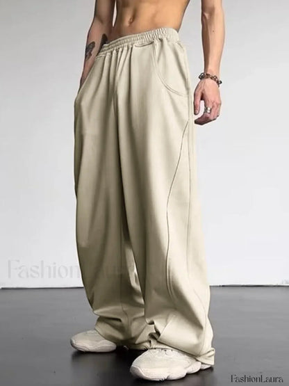 Men's Paneled Loose Casual Pants