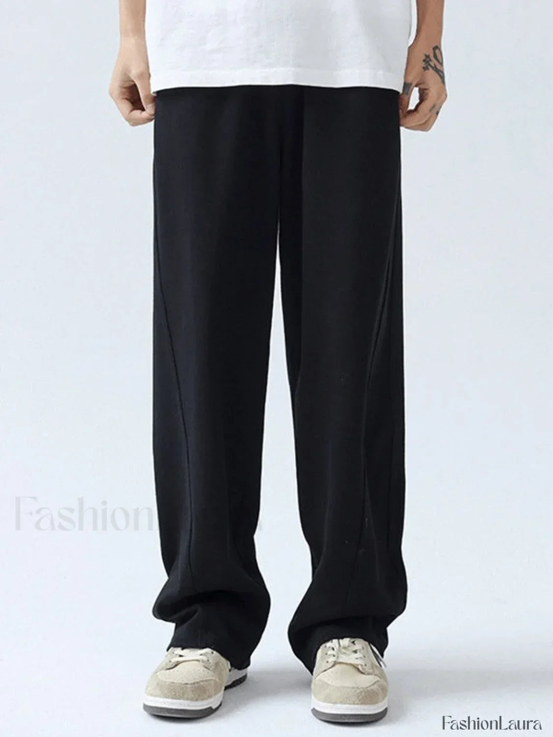 Men's Paneled Loose Casual Pants