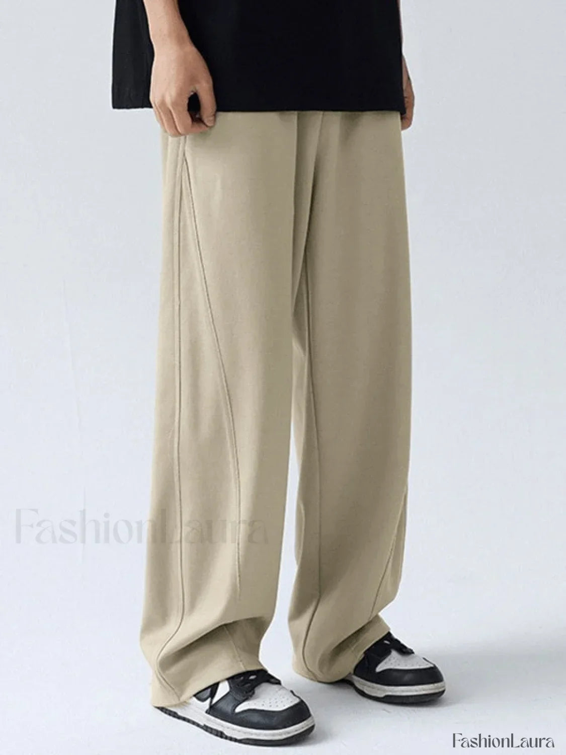 Men's Paneled Loose Casual Pants