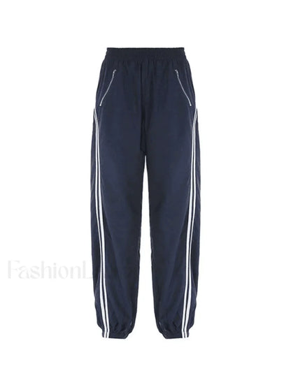Side Stripe Baggy Jogger Pants