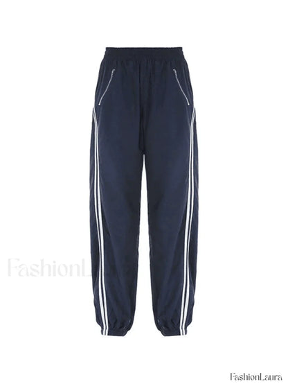 Side Stripe Baggy Jogger Pants