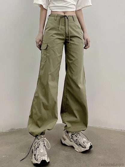 Straight Leg Pocket Cargo Pants