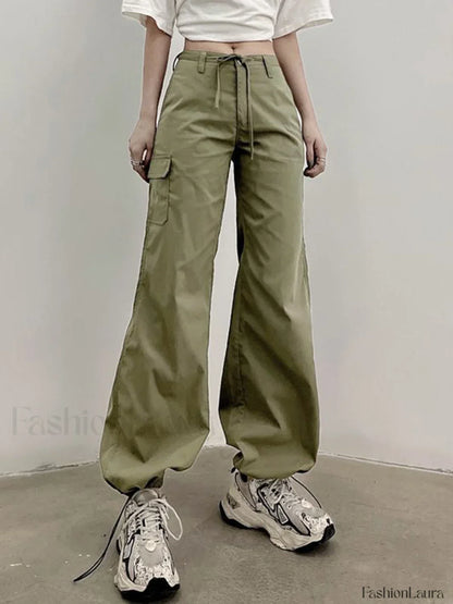 Straight Leg Pocket Cargo Pants
