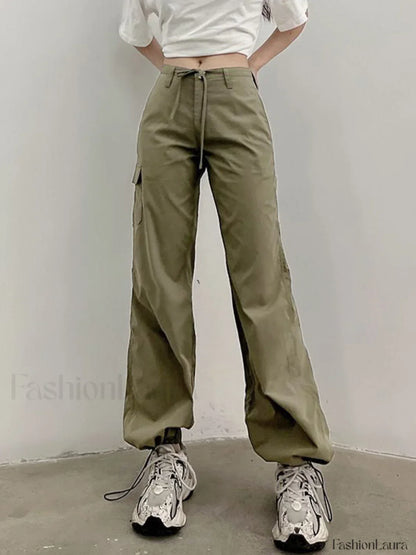 Straight Leg Pocket Cargo Pants
