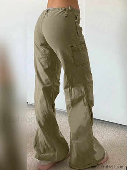 Straight Leg Pocket Cargo Pants