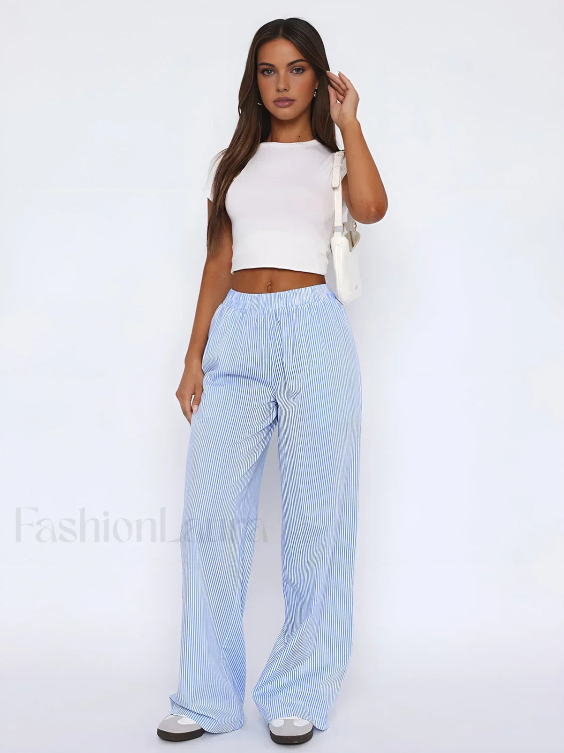 Styling Striped Graceful Long Pants